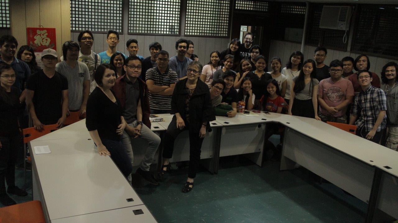 Prof. Mona Jimenez gave visited the School of Library and Information Studies (UPSLIS) at the University of the Philippines, where Benedict ‘bono’ Salazar Olgado (MIAP '12) is on faculty.